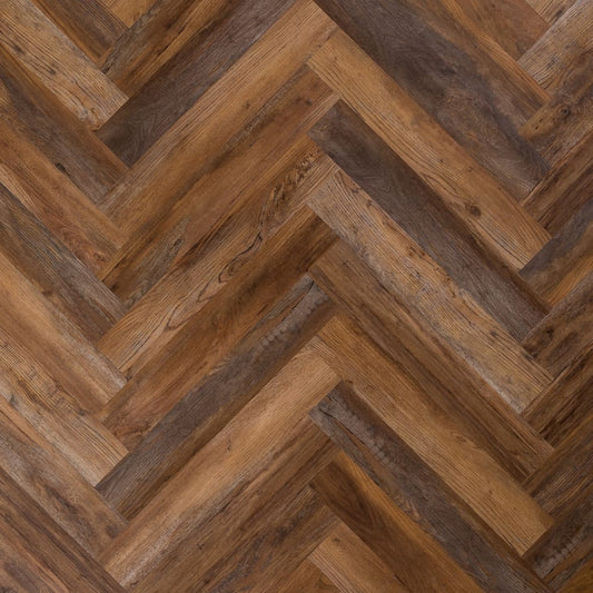 Wallart Planken Hout-Look Schuurhout Eiken Omberbruin