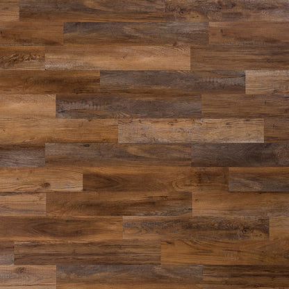 Wallart Planken Hout-Look Schuurhout Eiken Omberbruin