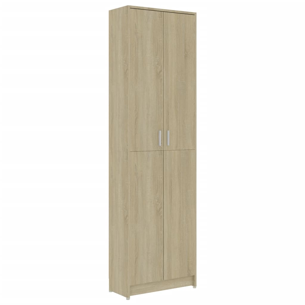 Gangkast 55x25x189 cm bewerkt hout sonoma eikenkleurig