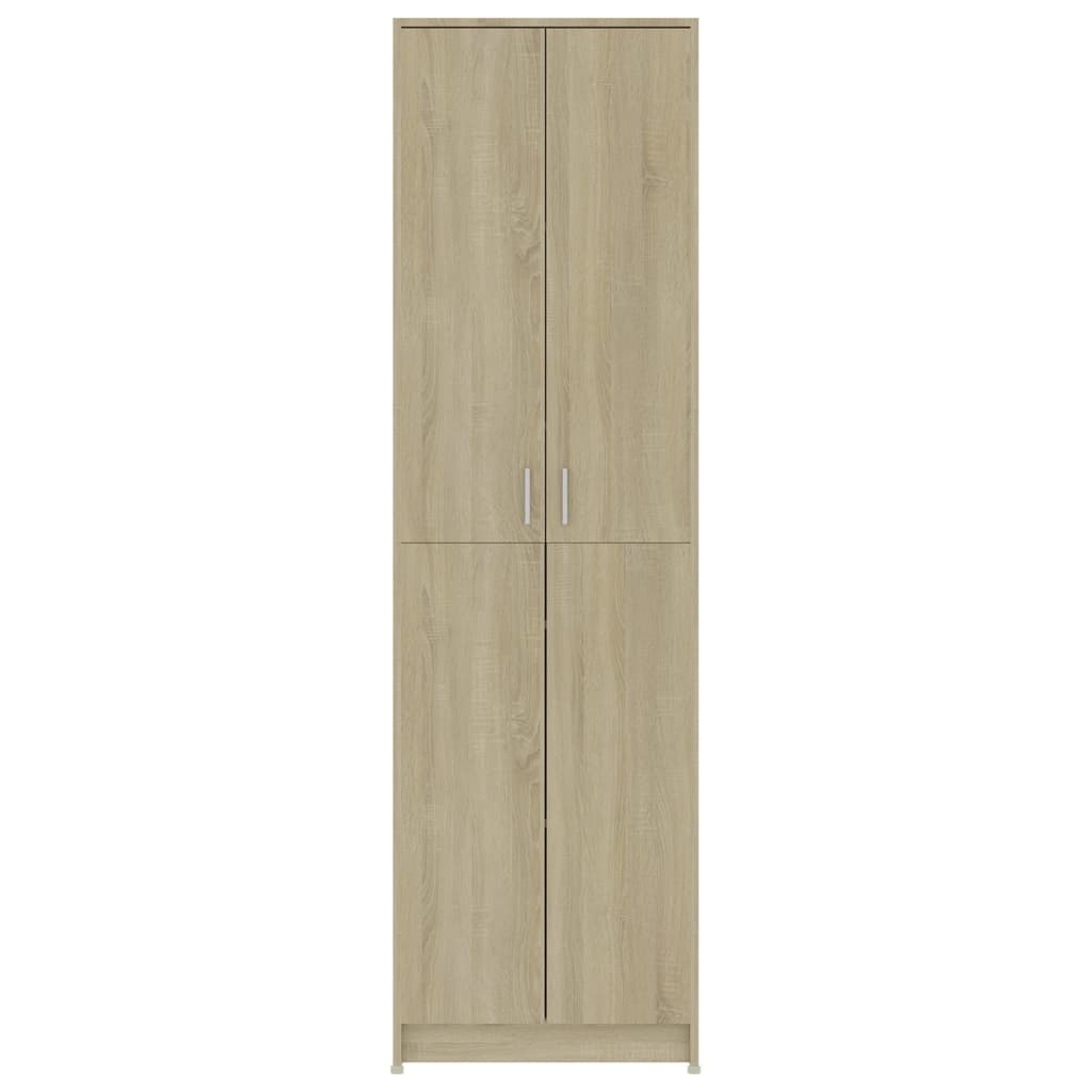 Gangkast 55x25x189 cm bewerkt hout sonoma eikenkleurig