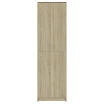 Gangkast 55x25x189 cm bewerkt hout sonoma eikenkleurig