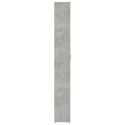 Gangkast 55x25x189 cm bewerkt hout betongrijs