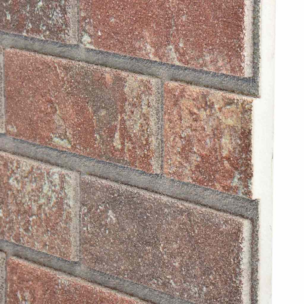 Wandpanelen 3D E En Grijze Baksteen Eps Donkerbruin en grijs