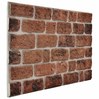 Wandpanelen 3D Donkerbruine Baksteen Eps brown brick