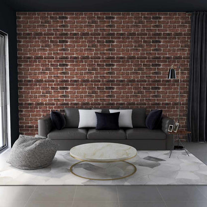 Wandpanelen 3D Donkerbruine Baksteen Eps brown brick