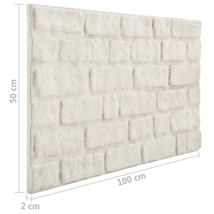 Wandpanelen 3D Te Baksteen Eps Wit