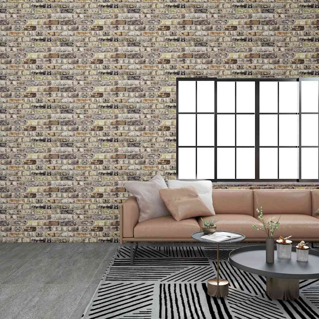Wandpanelen 3D Meerkleurige Baksteen Eps Multikleur