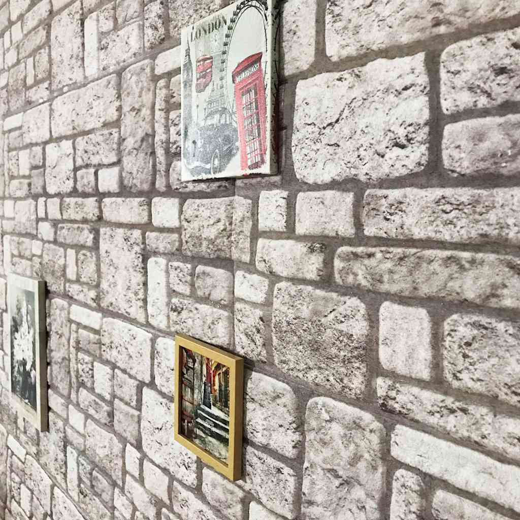 Wandpanelen 3D Grijze Baksteen Eps Grijs