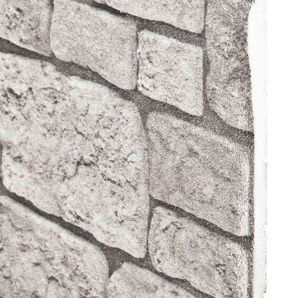 Wandpanelen 3D Grijze Baksteen Eps Grijs