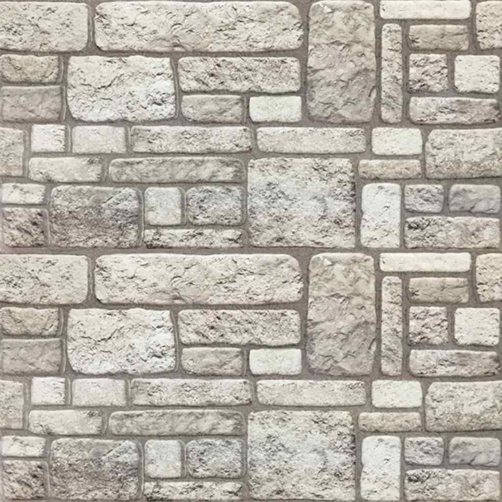Wandpanelen 3D Grijze Baksteen Eps Grijs