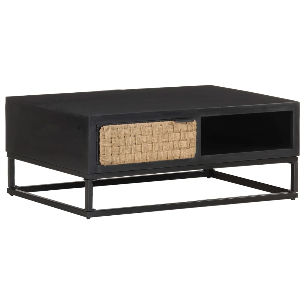 Salontafel 90x60x35 cm massief mangohout