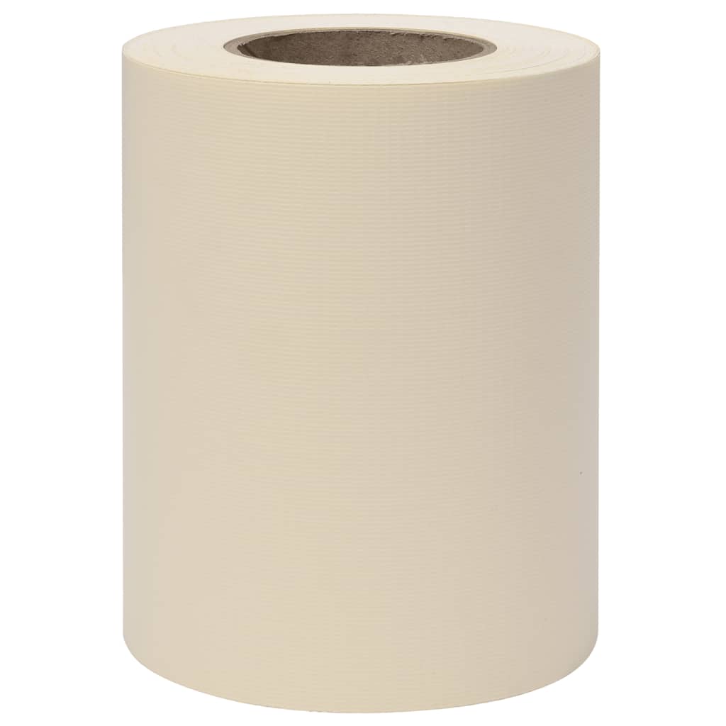 Tuinscherm 70x0,19 m PVC crèmekleurig