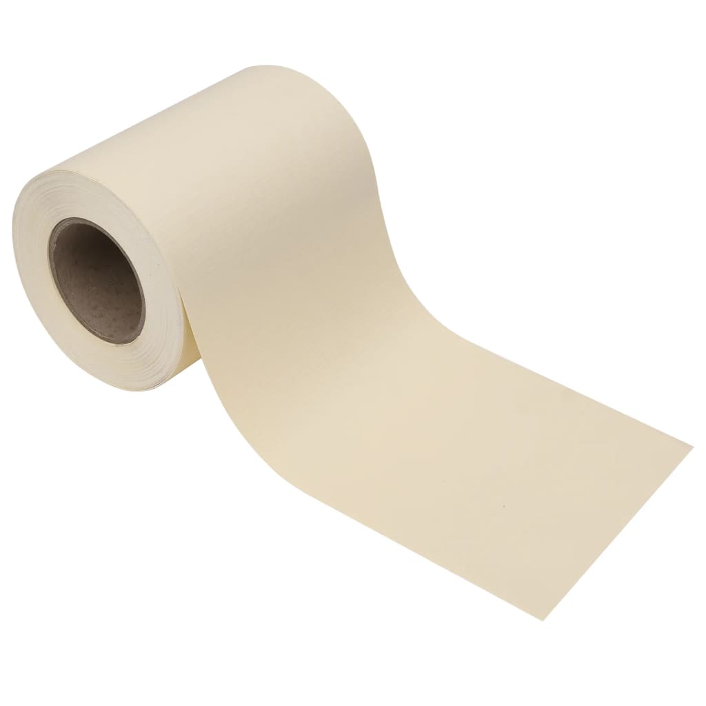 Tuinscherm 70x0,19 m PVC crèmekleurig
