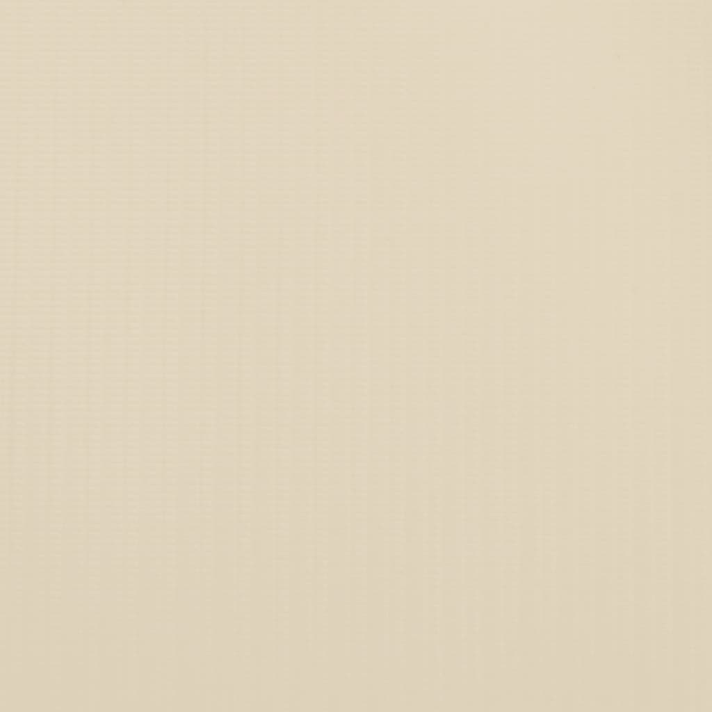 Tuinscherm 70x0,19 m PVC crèmekleurig