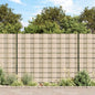 Tuinscherm 70x0,19 m PVC crèmekleurig
