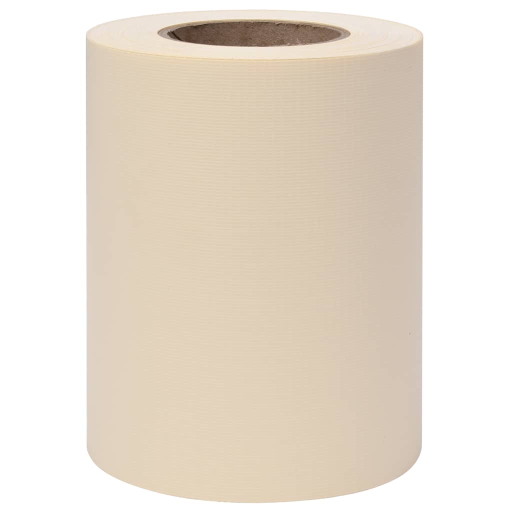 Tuinschermen 4 st 35x0,19 m PVC crèmekleurig