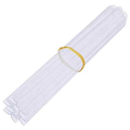 Tuinschermen 4 st 35x0,19 m PVC crèmekleurig