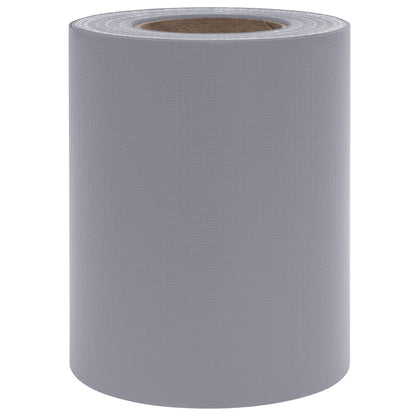 Tuinschermen 4 st 35x0,19 m PVC mat lichtgrijs