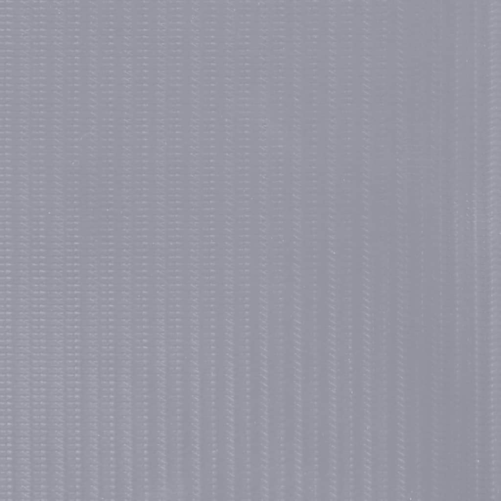 Tuinschermen 4 st 35x0,19 m PVC mat lichtgrijs