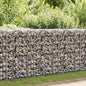 Schanskorfmuur Met Deksels Gegalvaniseerd Staal 900 x 30 x 100 cm
