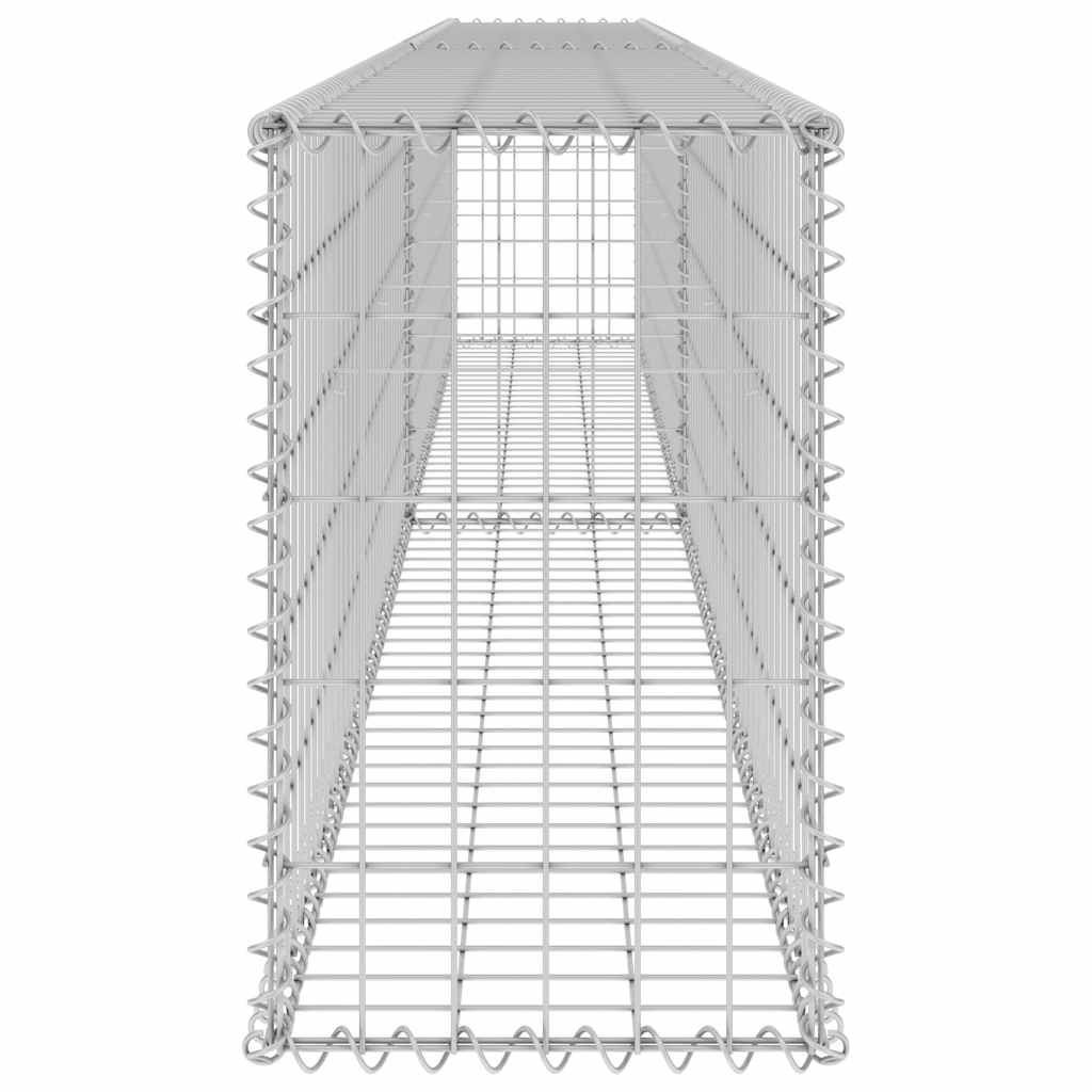 Schanskorfmuur Met Deksels Gegalvaniseerd Staal 300 x 30 x 50 cm