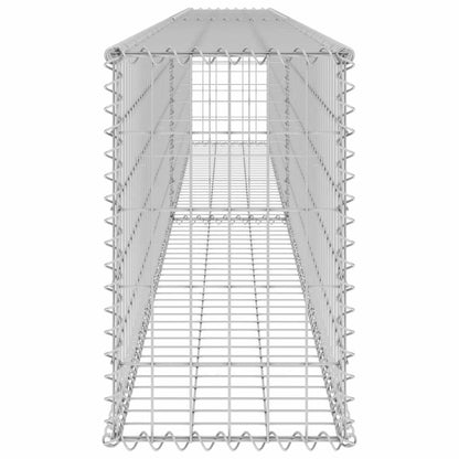 Schanskorfmuur Met Deksels Gegalvaniseerd Staal 300 x 30 x 50 cm