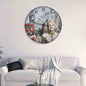 Wandklok Vintage Stijl 60 cm Multikleur