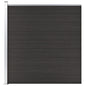 Schuttingpaneel 175x186 cm HKC zwart