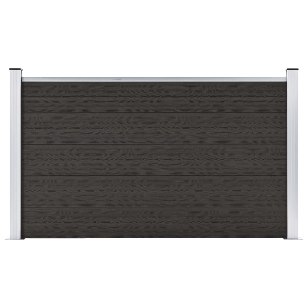 Schuttingpaneel 180x105 cm HKC zwart