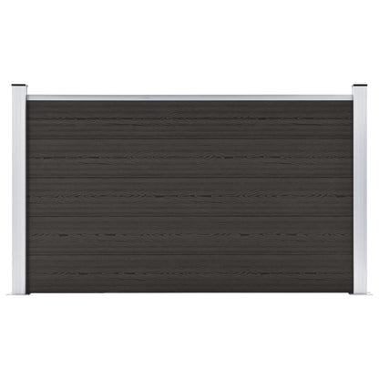 Schuttingpaneel 180x105 cm HKC zwart