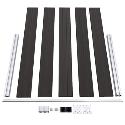 Schuttingpaneel 180x105 cm HKC zwart
