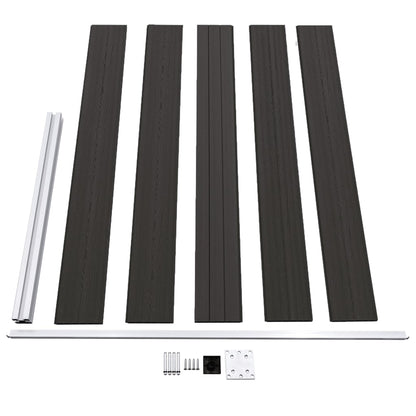 Schuttingpaneel 175x105 cm HKC zwart