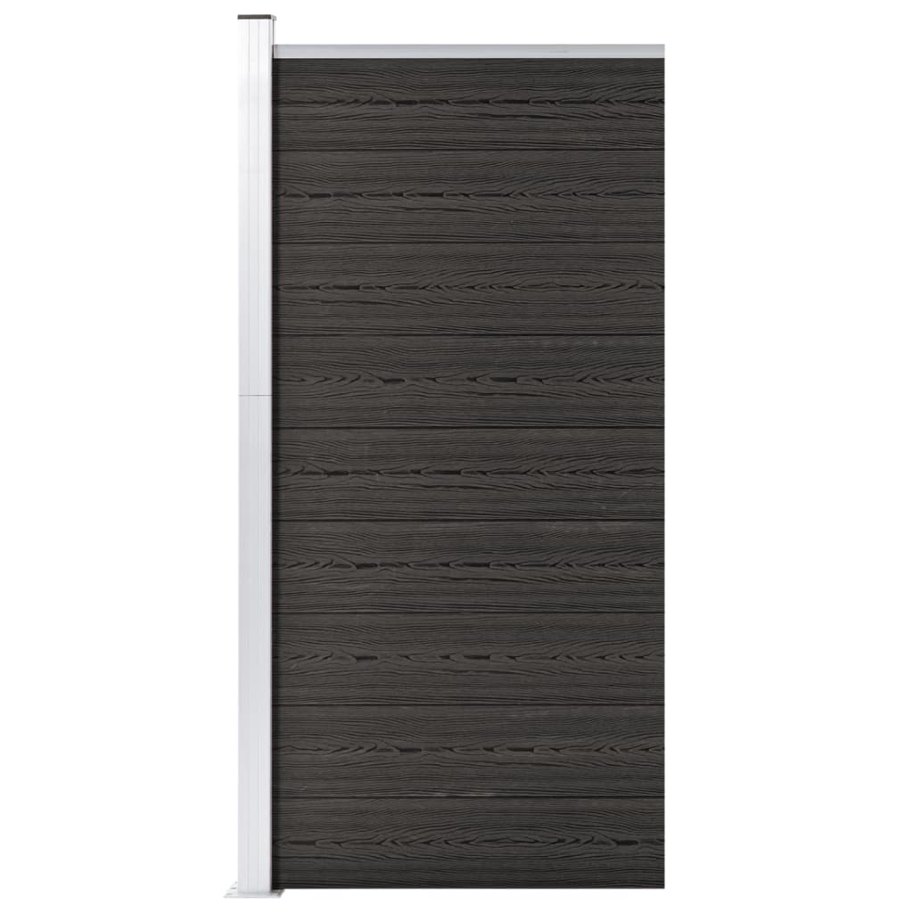 Schuttingpaneel 95x186 cm HKC grijs