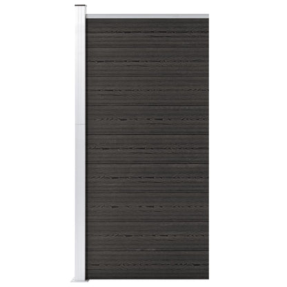 Schuttingpaneel 95x186 cm HKC grijs