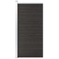 Schuttingpaneel 95x186 cm HKC grijs