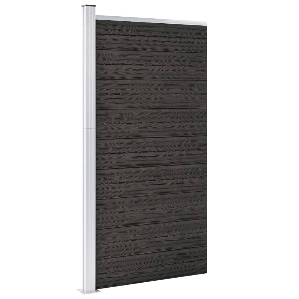 Schuttingpaneel 95x186 cm HKC grijs