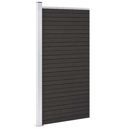 Schuttingpaneel 95x186 cm HKC grijs