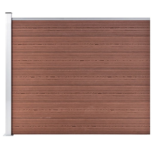 Schuttingpaneel 175x146 cm HKC bruin