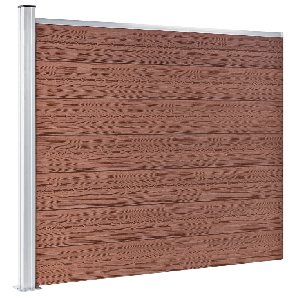 Schuttingpaneel 175x146 cm HKC bruin