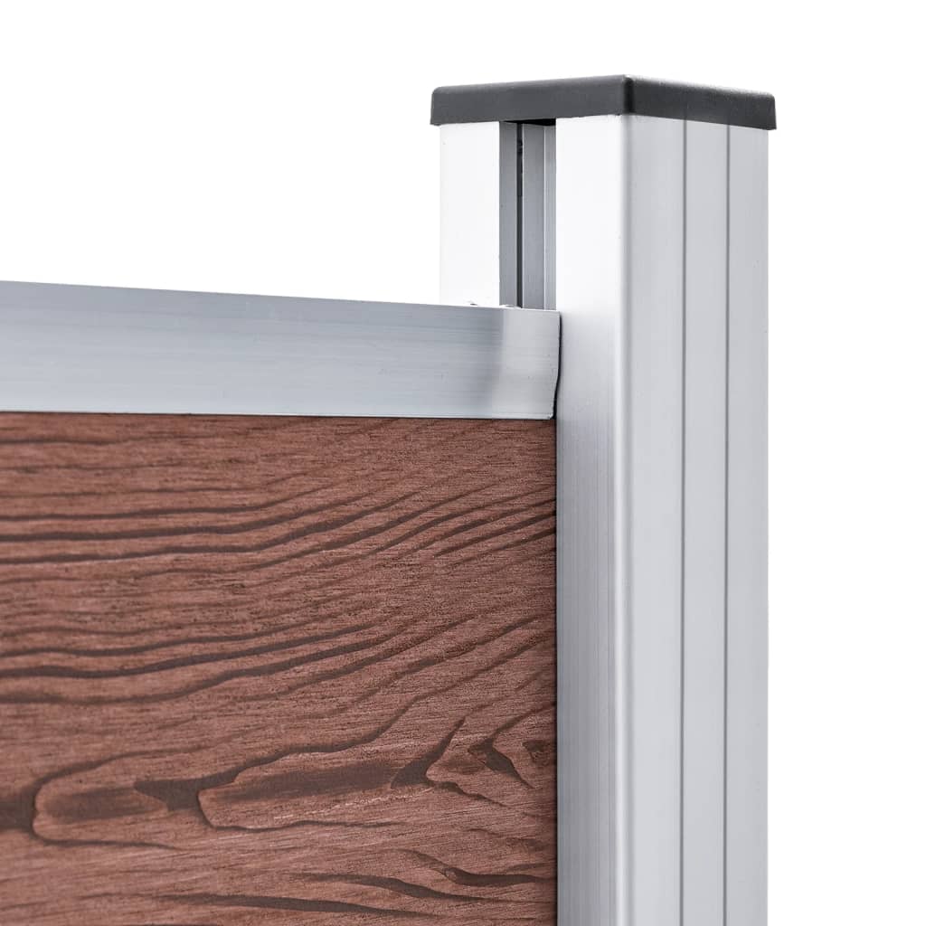 Schuttingpaneel 175x146 cm HKC bruin