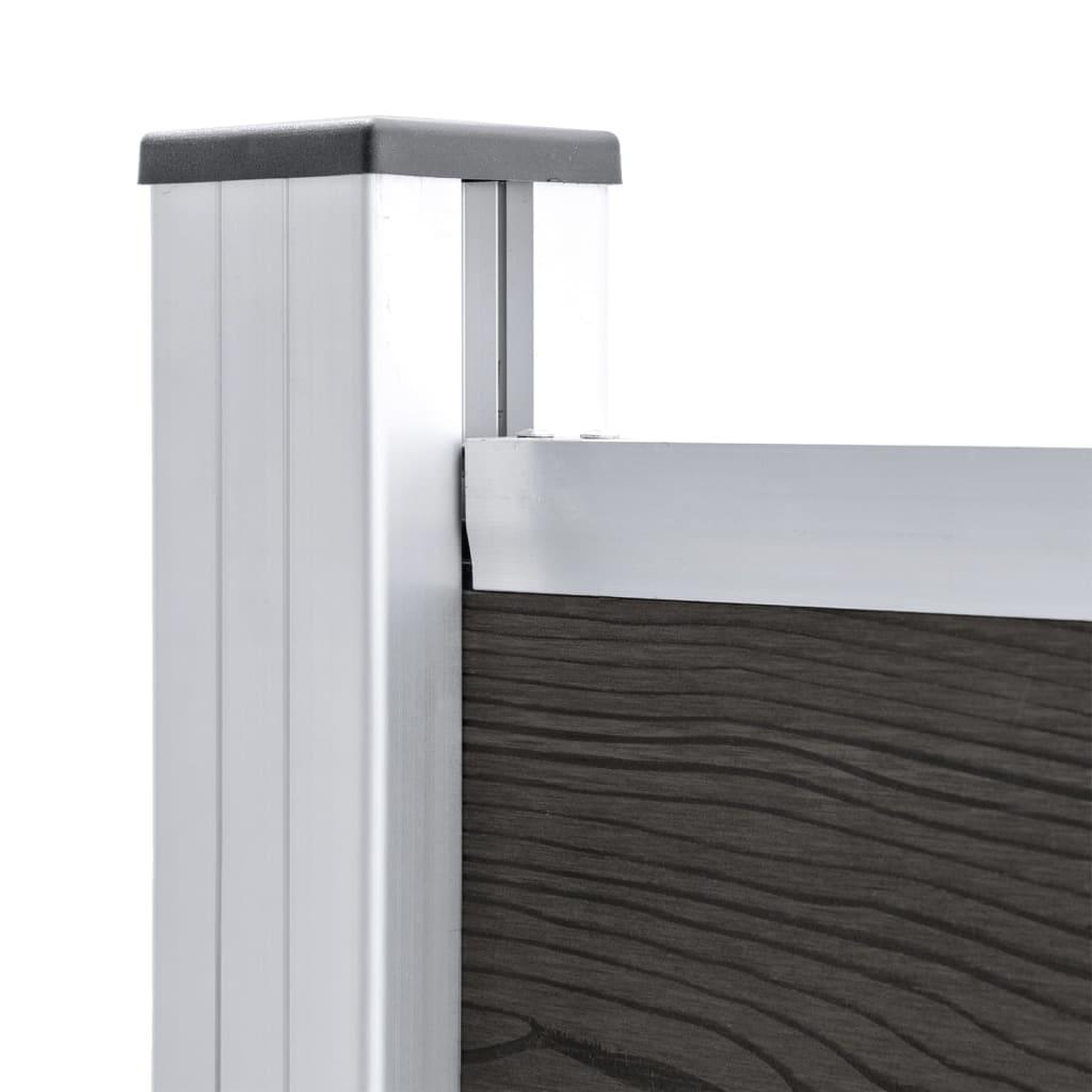 Schuttingpaneel 180x146 cm HKC grijs