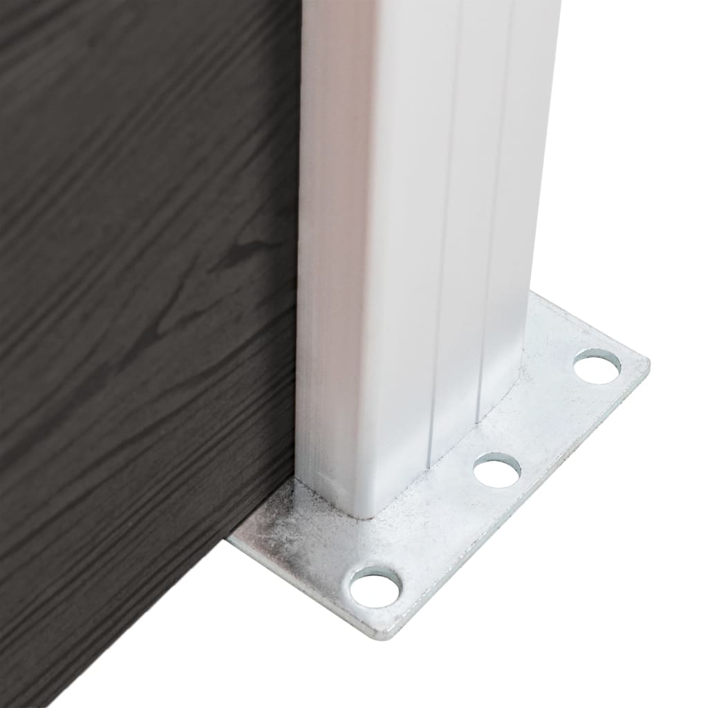 Schuttingpaneel 180x146 cm HKC grijs