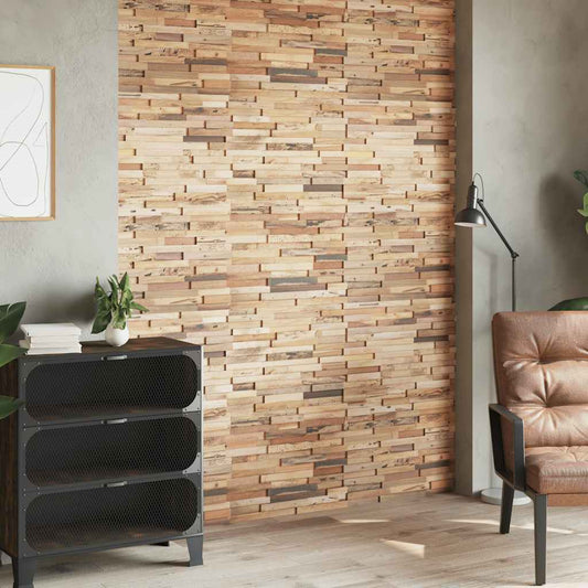 Wandpanelen 1,03 M² Hergebruikt Teakhout Naturel