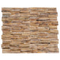 Wandpanelen 3D 1,01 M² Massief Teakhout 56 x 18 x 2 cm