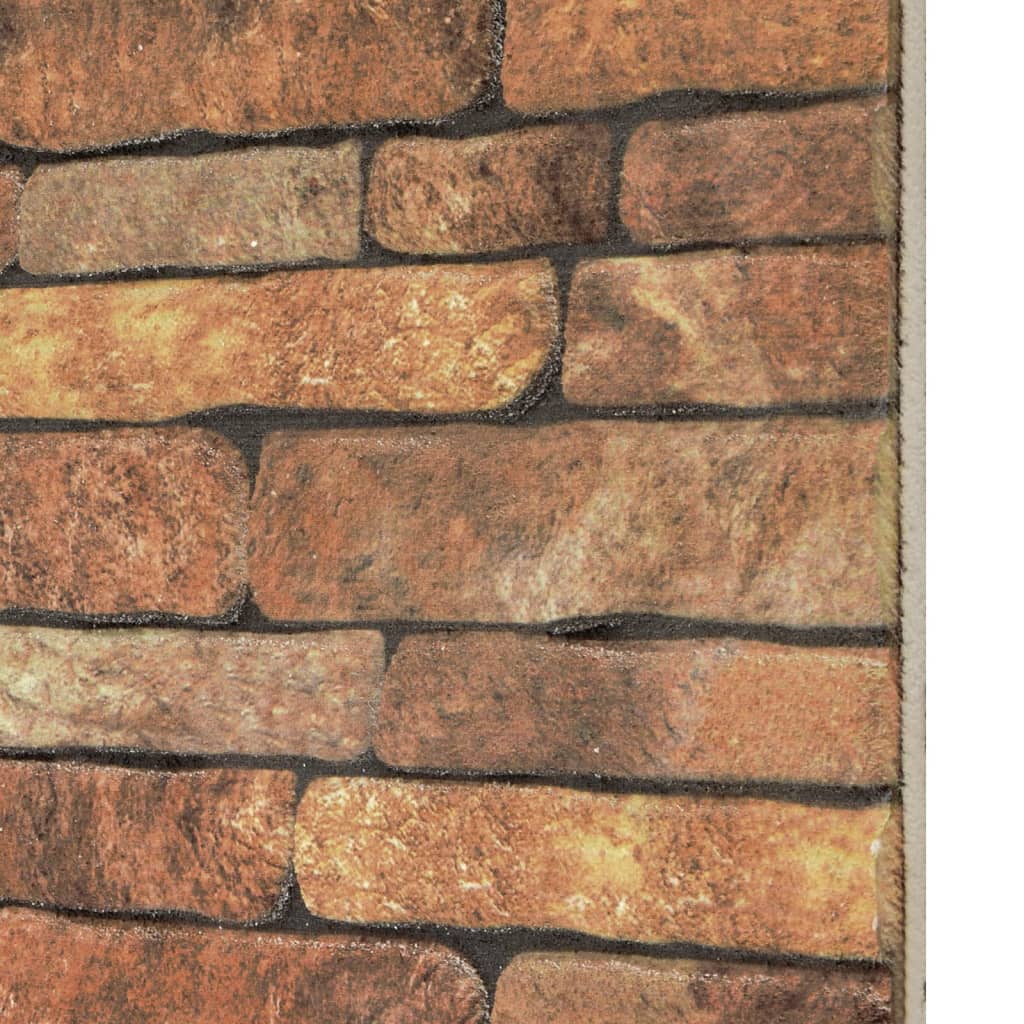 Wandpanelen 3D E Baksteen Eps Bruin en wit