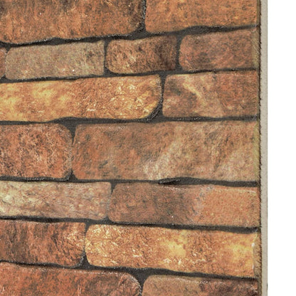 Wandpanelen 3D E Baksteen Eps Bruin en wit