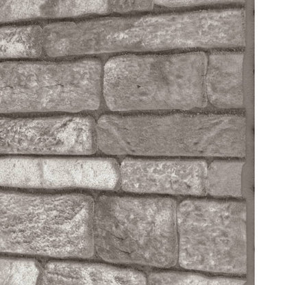 11 St Wandpanelen 3D Donkergrijze Baksteen Eps Donkergrijs