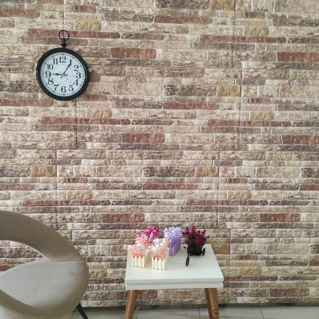Wandpanelen 3D Meerkleurige Baksteen Eps multicolour brick