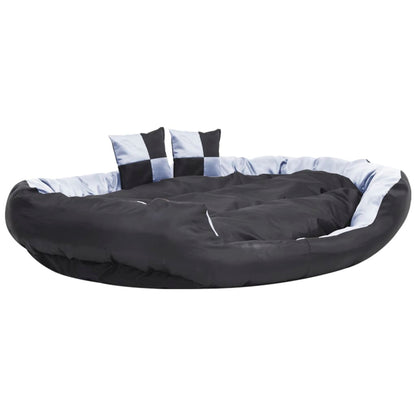 Hondenkussen Omkeerbaar En Wasbaar 150 x 120 x 25 cm Grijs en zwart