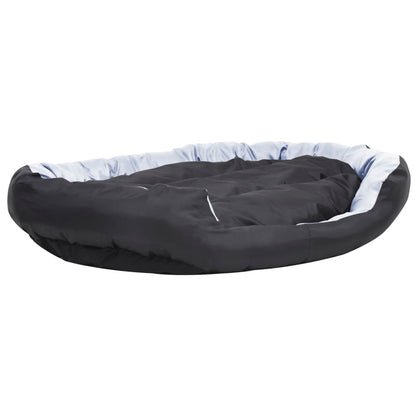 Hondenkussen Omkeerbaar En Wasbaar 150 x 120 x 25 cm Grijs en zwart